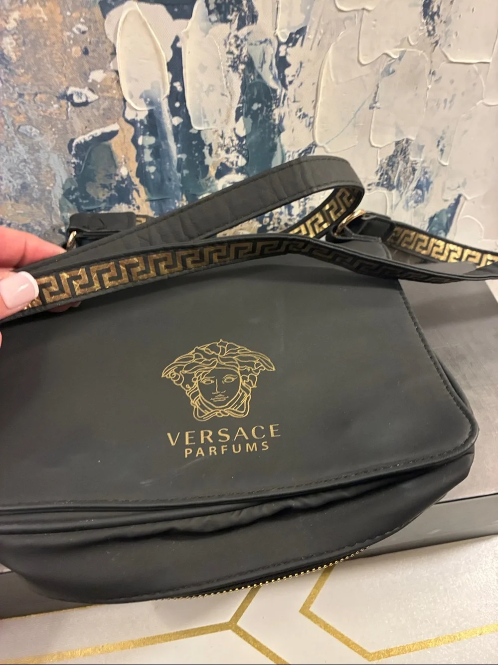 Genuine Versace Promotional Parfum  Medusa Logo Shoulder Bag